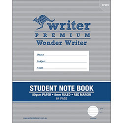 Student Note Book Size